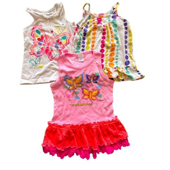Good🎉 condition Array of 3T tank tops: jumping beans, say it w love - Picture 1 of 8